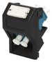 FIBRE OPTIC 45DEG ADAPTER, LC DUPLEX OL645BK