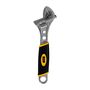 Adjustable Wrench with Plastic Handler Deli Tools EDL30108, 8" (silver), Deli Tools EDL30108