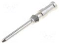 Contact; male; HN.D; silver plated; 0.75mm2; crimped TE Connectivity HTS-3-1105050-1