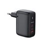 GaN 65W charger Mcdodo CH-0291 2x USB-C, USB-A (black), Mcdodo CH-0291