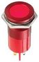 LED INDICATOR, PANEL, 22MM, RED, 12V Q22F1ARXXSR12AE