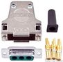 COMBO D-SUB CONN, RCPT, DA-3W3, SOLDER 173114-0086