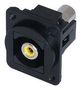 RCA KEYSTONE COUPLER, RECEPTACLE, BLK KRCAYWBKDPM