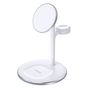 Wireless charger Choetech with stand 2in1 (white), Choetech T585-F