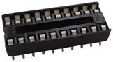 DIP SOCKET, 20POS, 2ROW, 2.54MM, TH 4820-3004-CP
