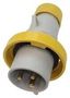 INDUSTRIAL PLUG, 2P, 32A, 110V, YEL PEW3243SV