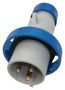 INDUSTRIAL PLUG, 2P, 32A, 230V, BLU PEW3263SV