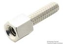 FEMALE SCREW LOCK, D-SUB, 10MM, 4-40UNC DJF-10
