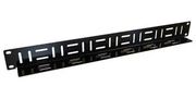 CABLE MANAGER PANEL, RACK, 1U, BLACK HCMP191UBK