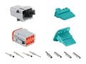 KIT, PLUG & RCPT CONN/WEDGELOCK/CONTACT AT8PS-CKIT