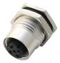 SENSOR CONNECTOR, M12, RCPT, 4POS M12D-04PFFP-SF8001