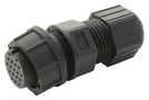 CIRCULAR CONNECTOR, RCPT, 18POS, CABLE CU-18BFFA-LL7001