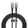 USB-C cable for USB-C Baseus Glimmer Series, 100W, 2m (Black), Baseus CADH000801