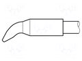 Tip; bent chisel; 2.2x1mm; longlife; for  soldering iron JBC TOOLS JBC-C130406