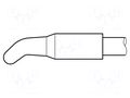 Tip; bent conical; 2.9mm; longlife; for  soldering iron JBC TOOLS JBC-C130416