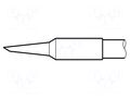 Tip; conical sloped; 1.2mm; longlife JBC TOOLS JBC-C245710