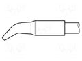 Tip; bent chisel; 3.2x1.5mm; longlife JBC TOOLS JBC-C245732