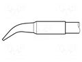 Tip; bent chisel; 1.8x0.8mm; longlife JBC TOOLS JBC-C245963