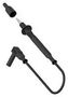 4MM BANANA TIP PROBE-R/A PLUG, BLACK, 1M 76-047