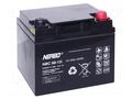 Re-battery: acid-lead; 12V; 50Ah; AGM; maintenance-free; 14.6kg NERBO ACCU-NBC50-12I