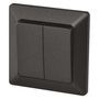 Two-way switch, double, anthracite, EMOS A6100.8 8592920097182