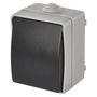 Two-way switch (wall-mounted) IP54, 1 button, EMOS A1398.2 8592920058497