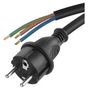 Flexo cord rubber/neoprene 3×1.5mm2, 5m, black, EMOS S03250N 8592920131046