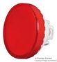 ROUND LENS W/ BEZEL, RED, PLASTIC 84-7111.200