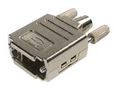 D SUB BACKSHELL, 180DEG, SIZE DE 09670090425