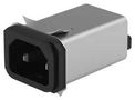 POWER LINE FILTER, EMI, 15A, 120VAC, QC 15IHS1