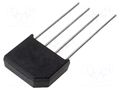Bridge rectifier: single-phase; Urmax: 600V; If: 4A; Ifsm: 120A YANGJIE TECHNOLOGY KBL406-YAN