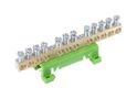 DISTRIBUTION BAR, 12POS, 22MM, GREEN 1SNA356103R0400