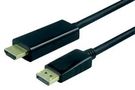 CABLE, DP PLUG-HDMI PLUG, 2M, BLACK 11.04.5786