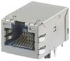 MOD CONN, R/A RJ45 JACK, 8P8C, PANEL 93767-8126