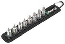 HEX BIT SOCKET SET, 1/4IN DRIVE, 10PC BELT 2