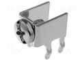 Terminal: screw terminal; THT,screw terminal; silver; 7.5x5mm KEYSTONE KEYS7692