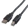 USB CABLE, 2.0 A-B PLUG, 3M, BLK 11.02.8830