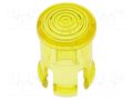 LED lens; round; yellow; lowprofile; 5mm KEYSTONE KEYS8670