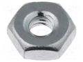 Nut; hexagonal; UNC 4-40; 40; steel; Plating: zinc; Thread: inch KEYSTONE KEYS9600