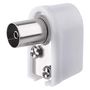 IEC Aerial Connector female, push type, angle, EMOS K1821 8595025356826