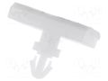 PCB distance; polyamide; L: 6.4mm; self-adhesive; natural; UL94V-2 FIX&FASTEN FIX-CSS-6.4