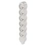 Power Strip without cable 6 sockets, white, EMOS P0600N 8592920111543