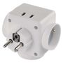 Multiple Socket 3× round, 2× USB, EMOS P0024U 8592920117422