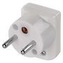 Angle Plu  for extension cord, white, EMOS P0035 8595025372604