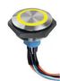 ILLUM PB SW, SPDT, 1A, 30VDC, WIRE LEAD AV5522F102074BK