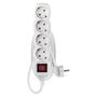 Extension Cord 1.5 m / 4 sockets / switch / white / PVC / 1.5 mm2, EMOS P1421R 8592920092651