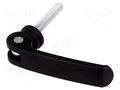 Lever; clamping; Thread len: 60mm; Lever length: 101mm; Body: black ELESA+GANTER GN927-101-M10-60-B