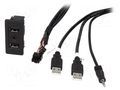 USB/AUX adapter; VW; VW Golf VII 2013-> PER.PIC. USB.VW.02