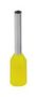 TERMINAL, WIRE FERRULE, 22AWG, YELLOW 3203024