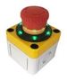 SWITCH, INDUSTRIAL E STOP & RED/GRN HALO A02ESI3B102IX0+PEA01+QH22L28RGC